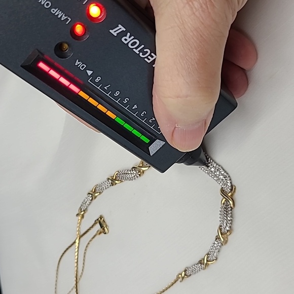 Diamond ( Genuine) Sterling Silver Necklace - Picture 15 of 15